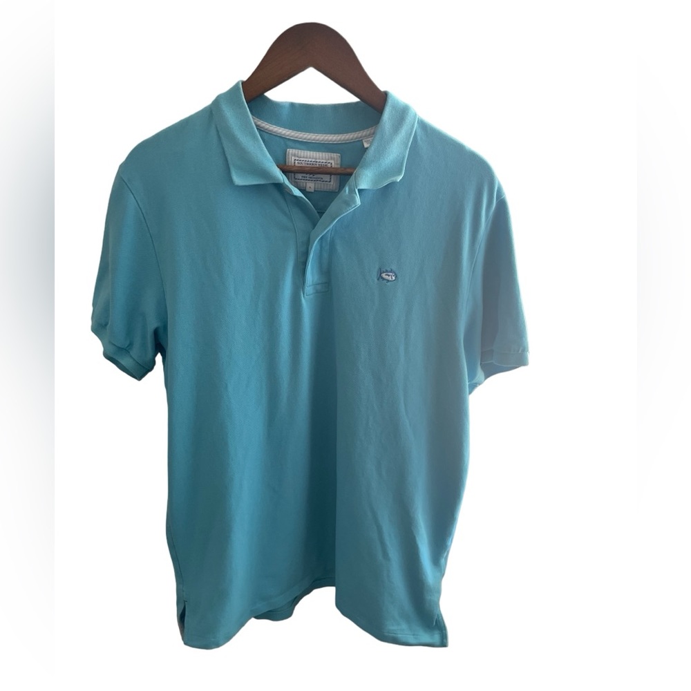 Southern Tide Mens‎ Blue Polo size L